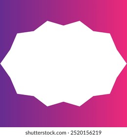 Forma de descuento, diseño de forma de texto
