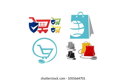 Discount Shopping Vector Set