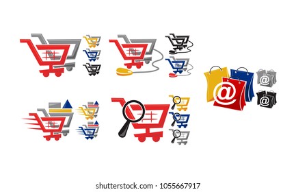 Discount Shopping Vector Set