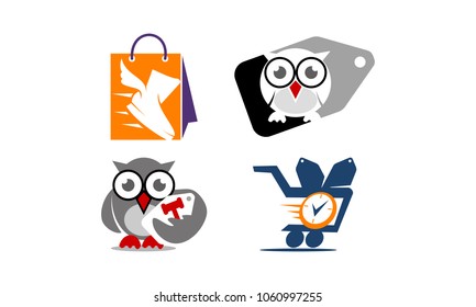 Discount Shopping Vector Set