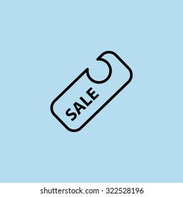 discount sign, web icon. vector design