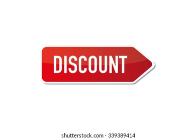 Discount signboard