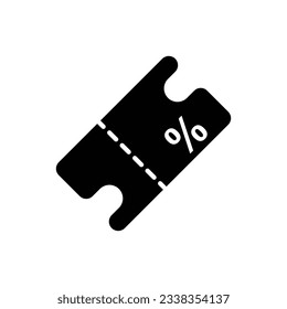  Discount simple flat icon vector illustration. Sale icon vector. Percentage icon vector