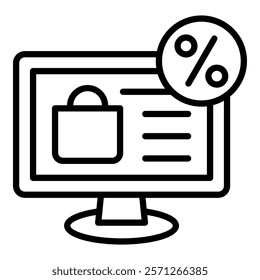 Discount Simple Vector Icon Collection