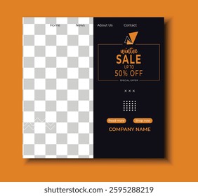 Discount social media post template