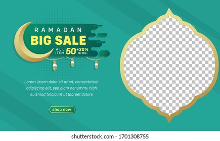 Discount Social Media Ramadan Banner Sale