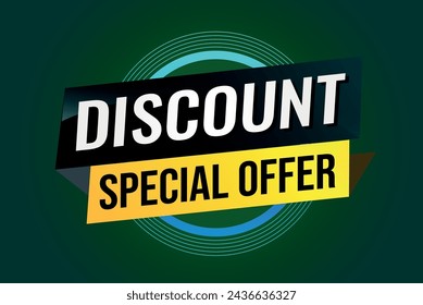 discount special offer poster banner graphic design icon logo sign symbol social media website coupon

