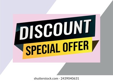 discount special offer poster banner graphic design icon logo sign symbol social media website coupon

