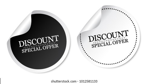 Discount Special Offer Stickers