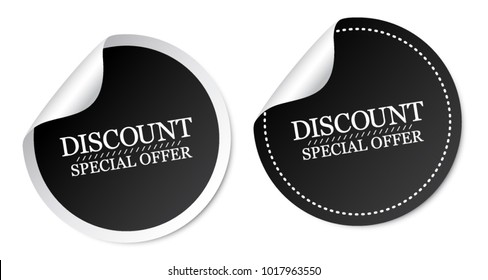 Discount Special Offer Stickers