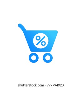 Discount, special offer vector icon
