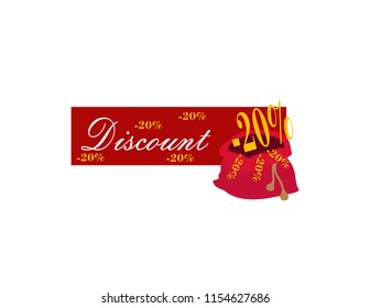 Discount sticker -20%
