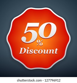 Discount sticker