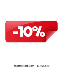 Discount sticker illustration