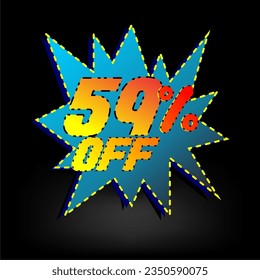 DISCOUNT STICKER OFFER MARKETING PROMOTION