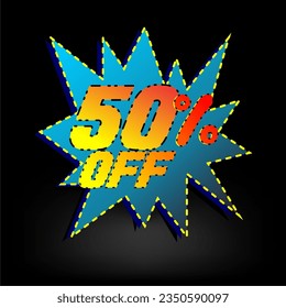 DISCOUNT STICKER OFFER MARKETING PROMOTION