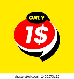 Discount stickers. Templates with 1-100 dollars only. Vector template design. Sale, price tag. Sale banner badge. Special offer price sign. Vector stock illustration. price from 1 dollar to 100 dollar