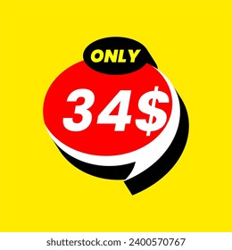 Discount stickers. Templates with 1-100 dollars only. Vector template design. Sale, price tag. Sale banner badge. Special offer price sign. Vector stock illustration. price from 1 dollar to 100 dollar