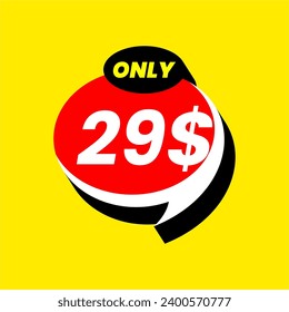 Discount stickers. Templates with 1-100 dollars only. Vector template design. Sale, price tag. Sale banner badge. Special offer price sign. Vector stock illustration. price from 1 dollar to 100 dollar