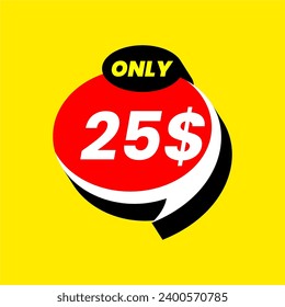 Discount stickers. Templates with 1-100 dollars only. Vector template design. Sale, price tag. Sale banner badge. Special offer price sign. Vector stock illustration. price from 1 dollar to 100 dollar