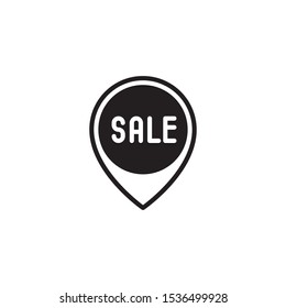 Discount tag filled flat style icon. Marketing, shopping and sale  icon for websites, web design, mobile app.