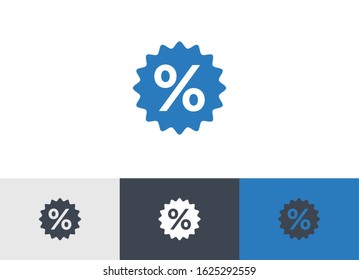 discount tag glyph vector icon - ui icon vector