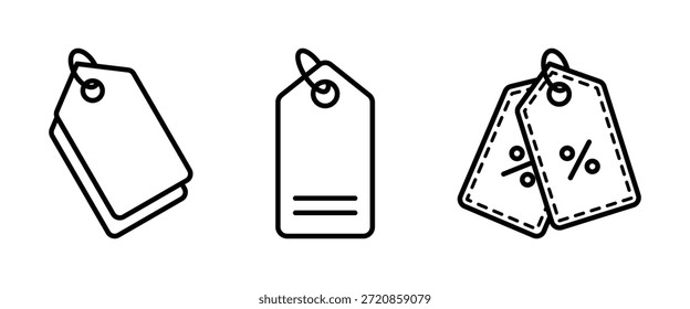 Diseño de icono de etiqueta de descuento. Gráficos de Vector planos. Ilustración de icono de etiqueta de descuento. Vector gráfico. EPS 10
