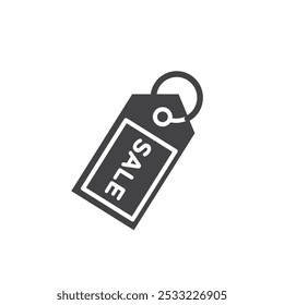 Icono de etiqueta de descuento Conjunto de contorno simple plano
