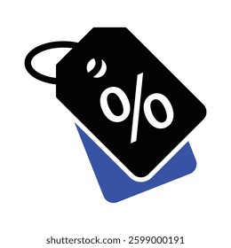 Discount Tag Icon Isolated On White Background