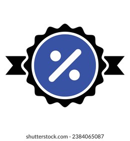 Discount Tag Icon, Vector Graphics