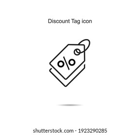 Discount Tag Icon Vector Illustration Graphic On Background