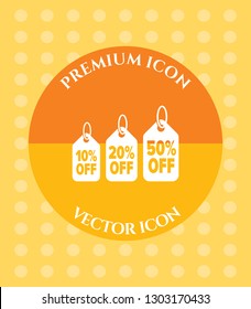 Discount Tag Icon for Web, Applications, Software & Graphic Designs.