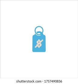 discount tag label icon flat vector logo design trendy illustration signage symbol graphic simple