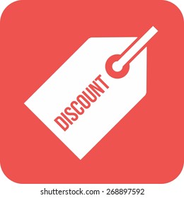 Discount, tag, offer, label, sold icon vector image. Can also be used for eCommerce, shopping, business. Suitable for web apps, mobile apps and print media.