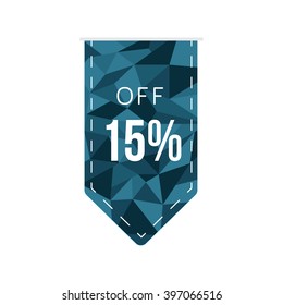 discount tag polygon