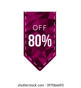 discount tag polygon