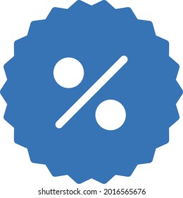 icono de color de glifo vector de etiqueta de descuento