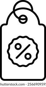 Discount Tag vector icon. Can be used for printing, mobile and web applications.
