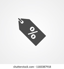 Discount tag vector icon sign symbol