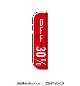 Discount tag vector illustration