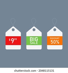 Discount tag. Vector illustration of eps 10