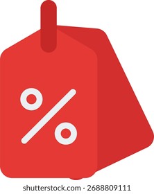 Discount tag vector illustration, special offer and price cut icon, ecommerce sale and promotion design. Flat Icon