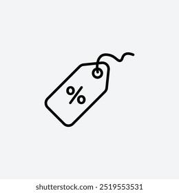 Discount tagline vector icon. EPS 10