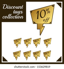 Discount tags collection