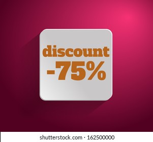 Discount text with numbers