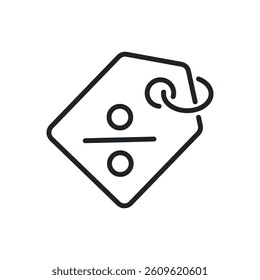 Discount thin line icons. Perfect pixel on transparent background
