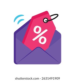 Discount Time Reminder Vector style icon. Eps 10 file
