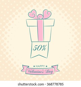 Discount valentines with a gift draw