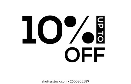 Vector de descuento, hasta un 10 por ciento de descuento en Vector, 10 de descuento en Vector