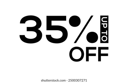 discount vector, up to 35 percent off vector, 35 off vector